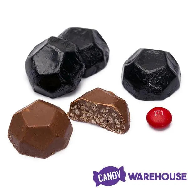 Palmer Foiled Double Crisp Chocolate Black Coal Candy: 4LB Bag