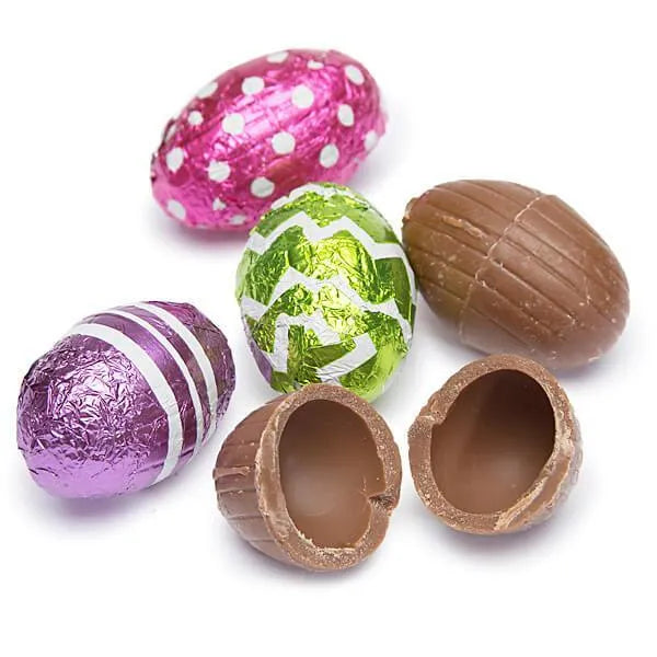 Palmer Foiled Hollow Chocolate Easter Eggs: 4LB Bag