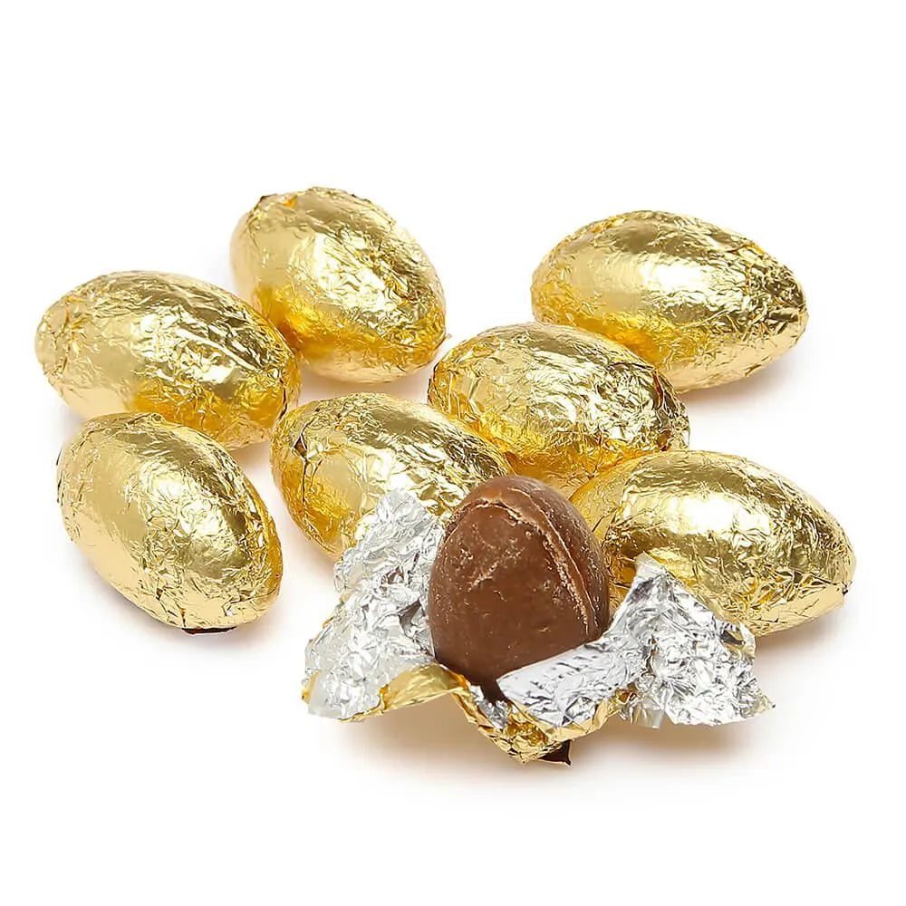 Palmer Gold Foiled Chocolate Easter Eggs: 5LB Bag