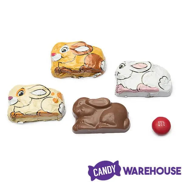 Palmer Hoppy Bunnies Foiled Milk Chocolate Easter Candy: 4LB Bag