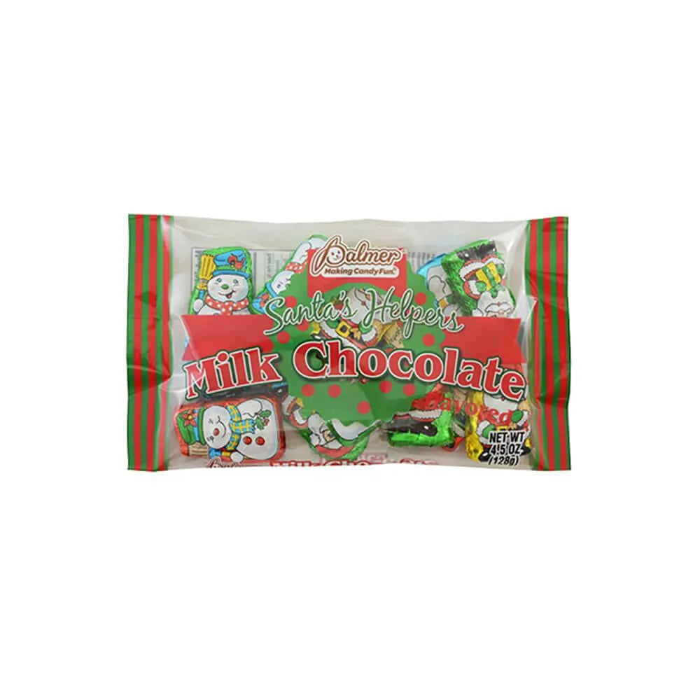 Palmer Milk Chocolate Santa's Helpers: 4.5-Ounce Bag