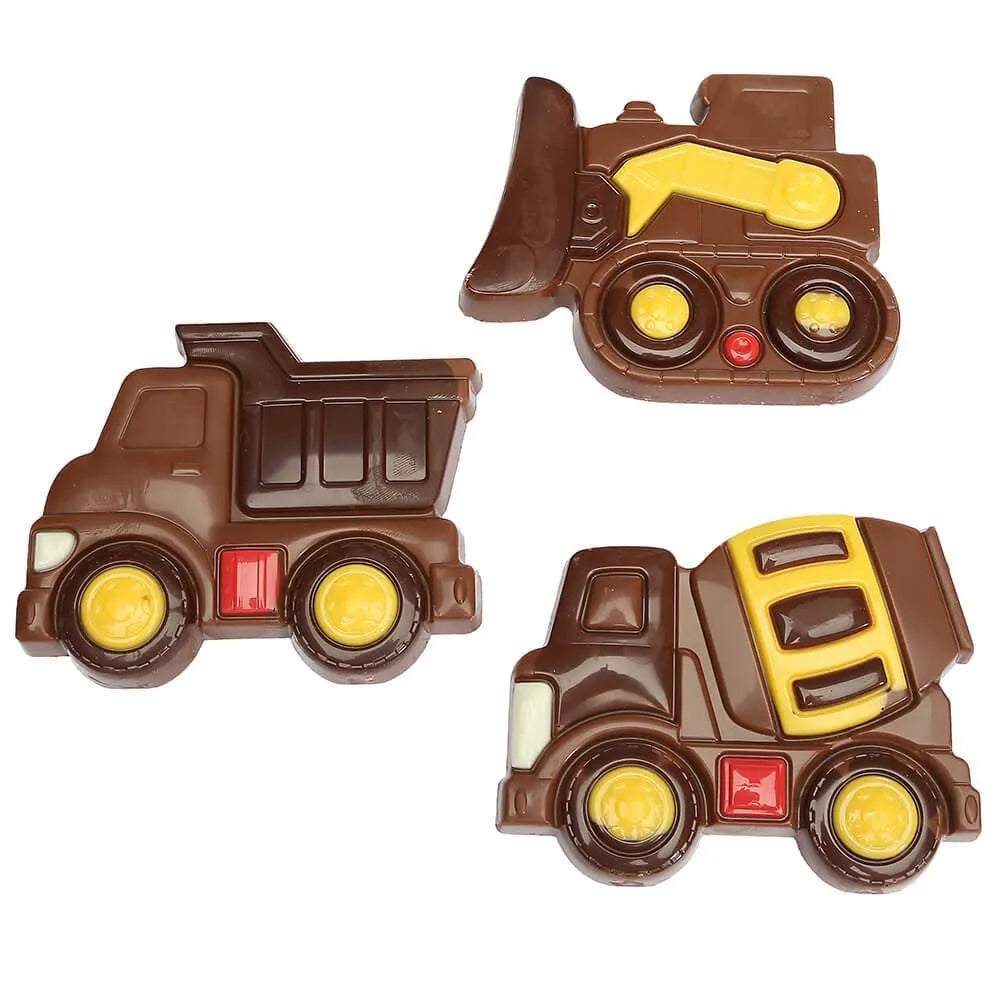 Palmer Tuff Trucks Chocolate Candy Construction Trucks Packs: 18-Piece Box