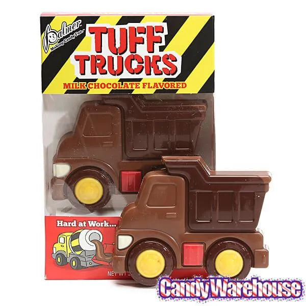 Palmer Tuff Trucks Chocolate Candy Construction Trucks Packs: 18-Piece Box