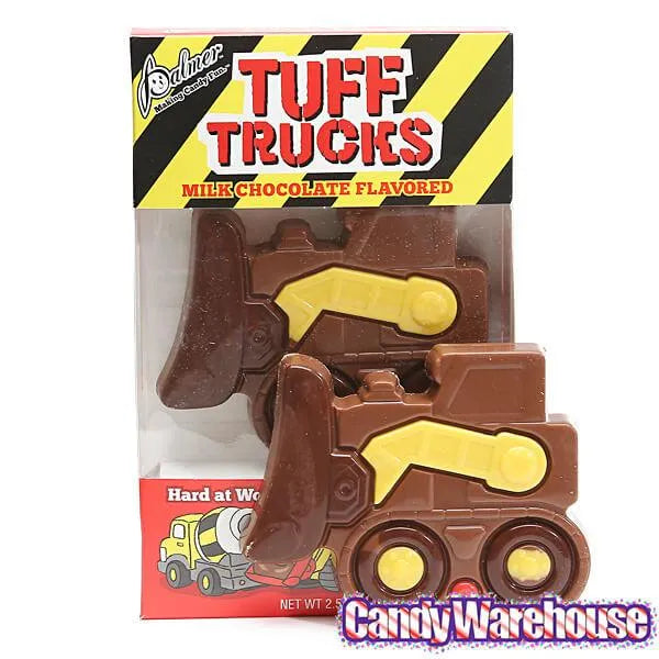 Palmer Tuff Trucks Chocolate Candy Construction Trucks Packs: 18-Piece Box