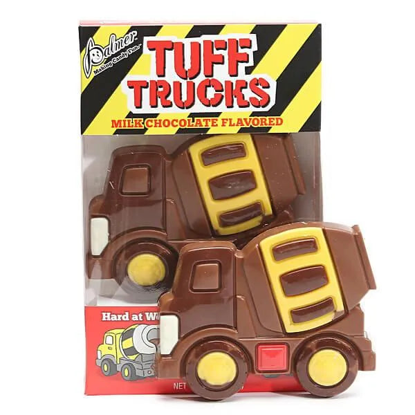 Palmer Tuff Trucks Chocolate Candy Construction Trucks Packs: 18-Piece Box