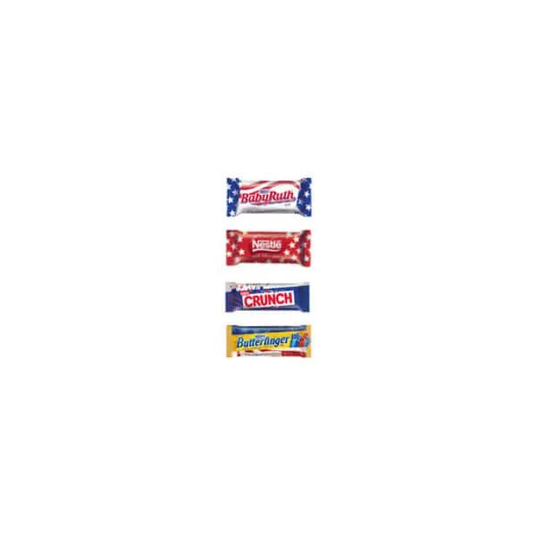 Patriotic Nestle Assorted Miniatures Candy Bars: 100-Piece Bag