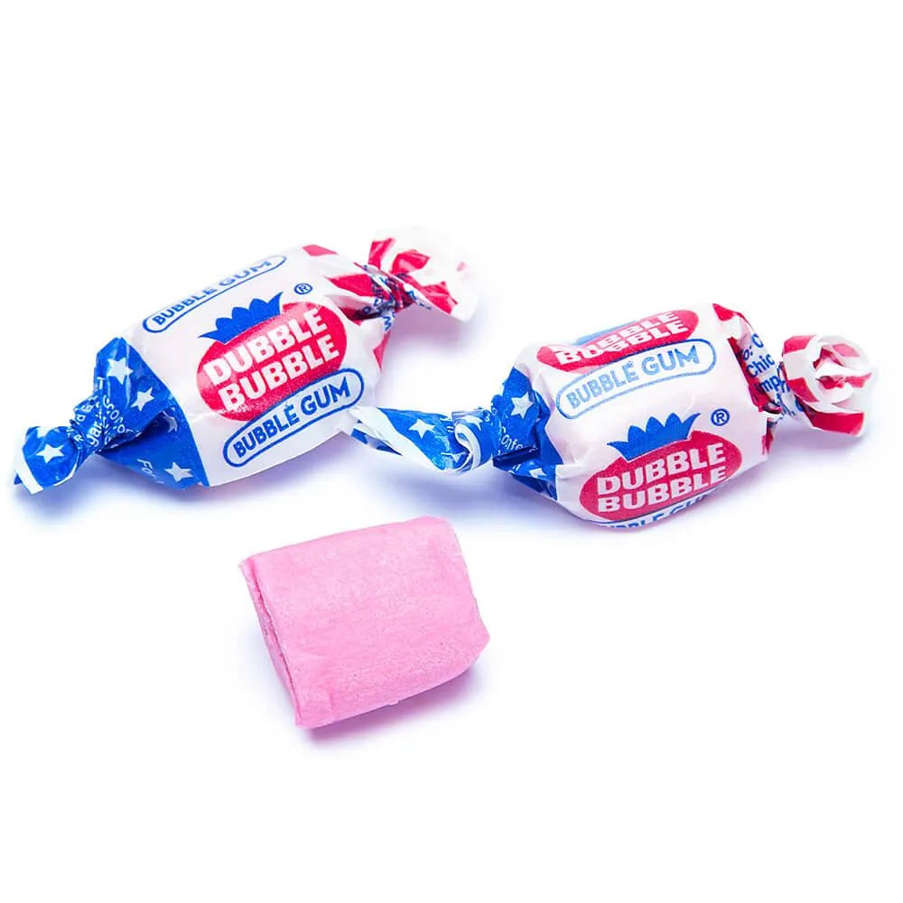 Patriotic USA Flag Wrapped Dubble Bubble Bubblegum: 11.5-Ounce Bag