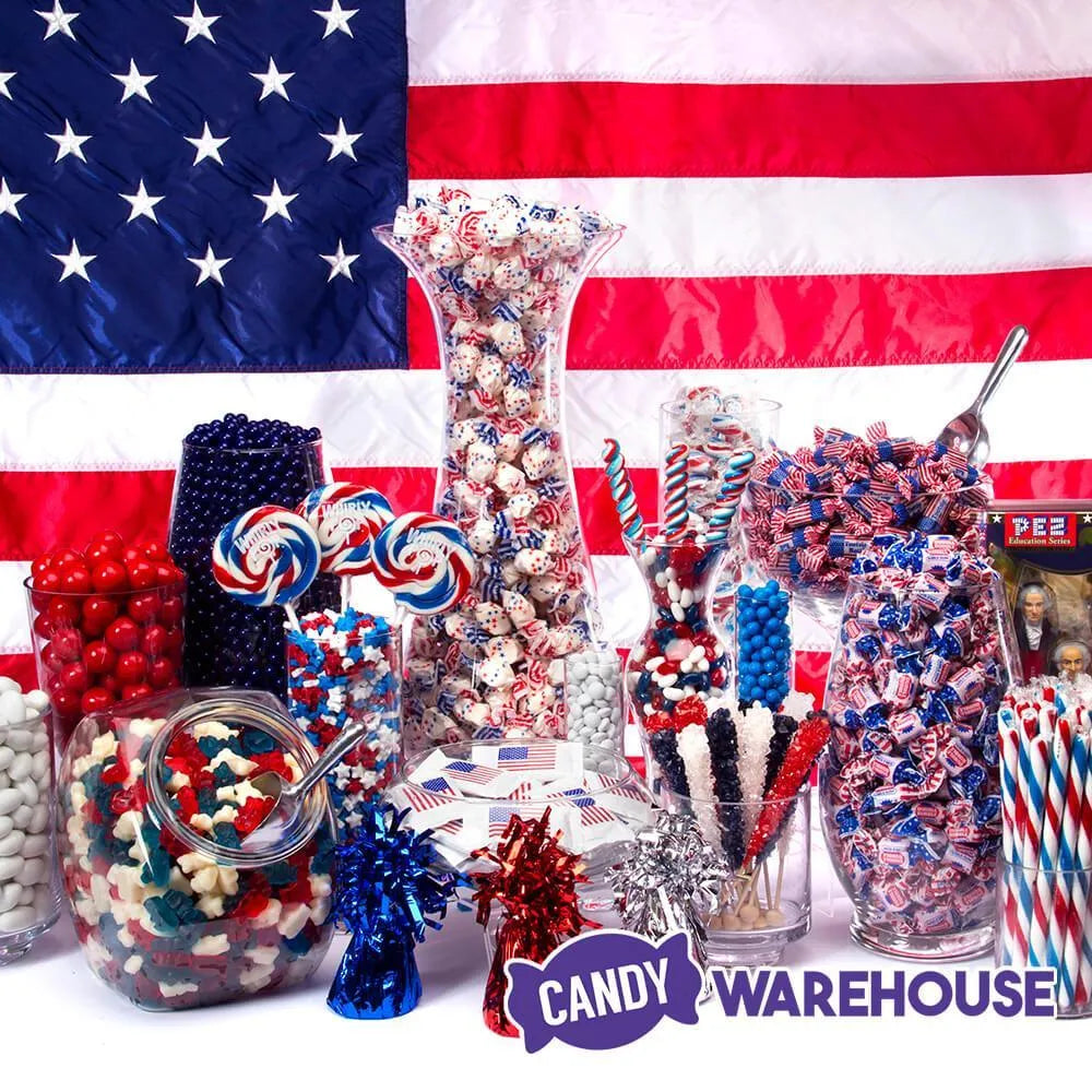 Patriotic USA Flag Wrapped Dubble Bubble Bubblegum: 11.5-Ounce Bag