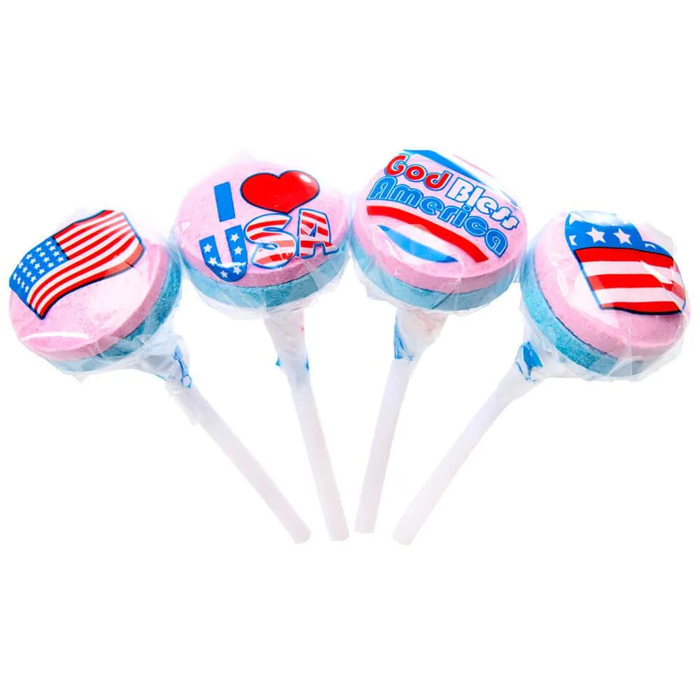 Patriotic USA Lollipops: 45-Piece Box