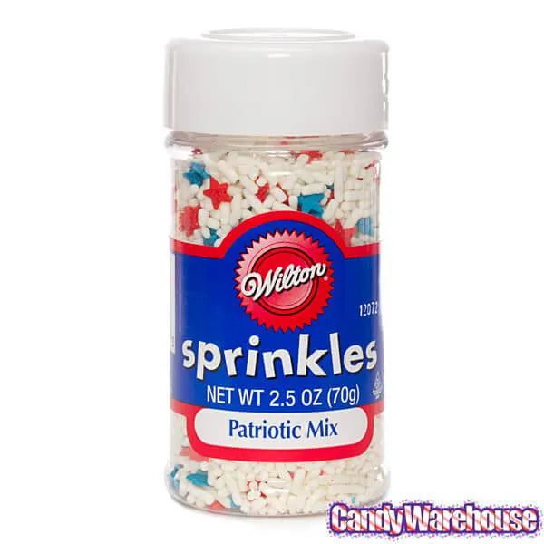 Patriotic USA Mix Sprinkles: 2.5-Ounce Bottle