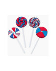 Patriotic USA Swirl Pops: 12-Piece Box