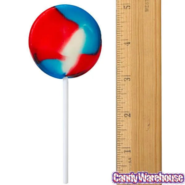 Patriotic USA Swirl Pops: 12-Piece Box