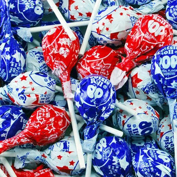 Patriotic USA Tootsie Pops: 15-Piece Bag