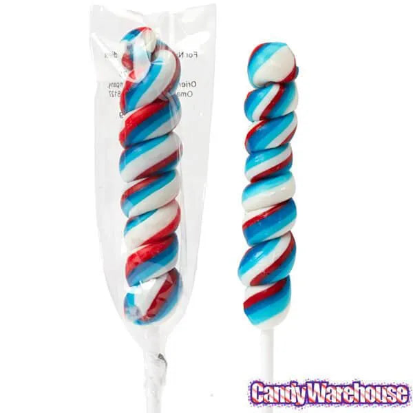 Patriotic USA Twist Pops: 24-Piece Box