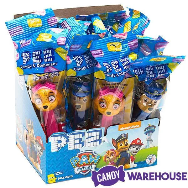 Paw Patrol PEZ Candy Packs: 12-Piece Display