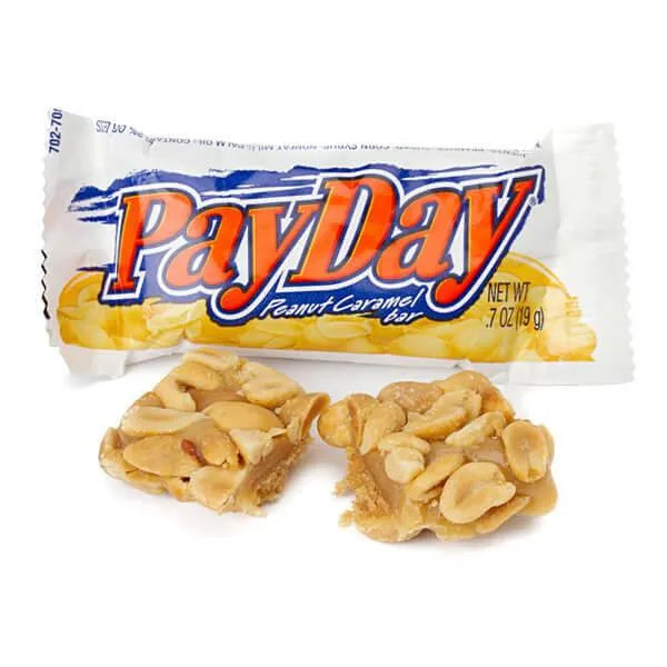 PayDay Snack Size Candy Bars: 192-Piece Case