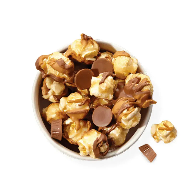 Funky Chunky Peanut Butter Cup Popcorn