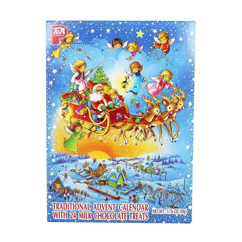 PeA Schokolade Santa's Sleigh Christmas Chocolate Calendar