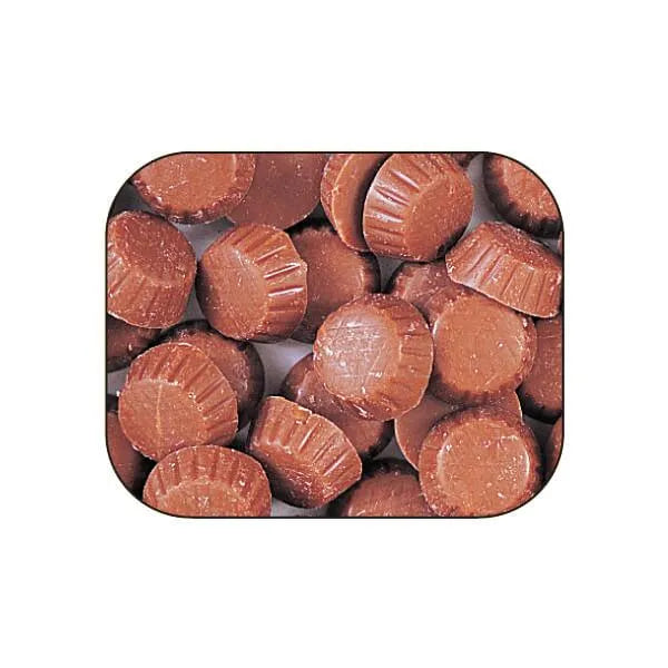 Peanut Butter Filled Milk Chocolate Mini Cups: 8LB Box