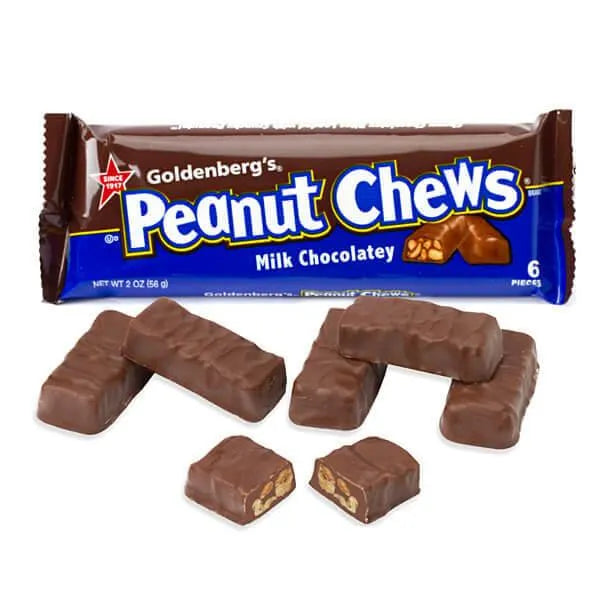 Peanut Chews Candy 2-Ounce Packs - Milk Chocolate: 24-Piece Display