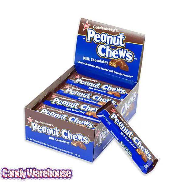 Peanut Chews Candy 2-Ounce Packs - Milk Chocolate: 24-Piece Display