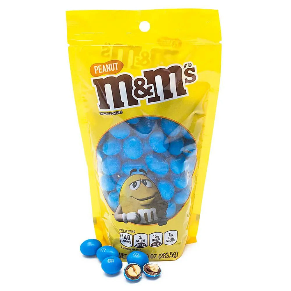 Peanut M&M's Milk Chocolate Candy - Blue: 10-Ounce Bag