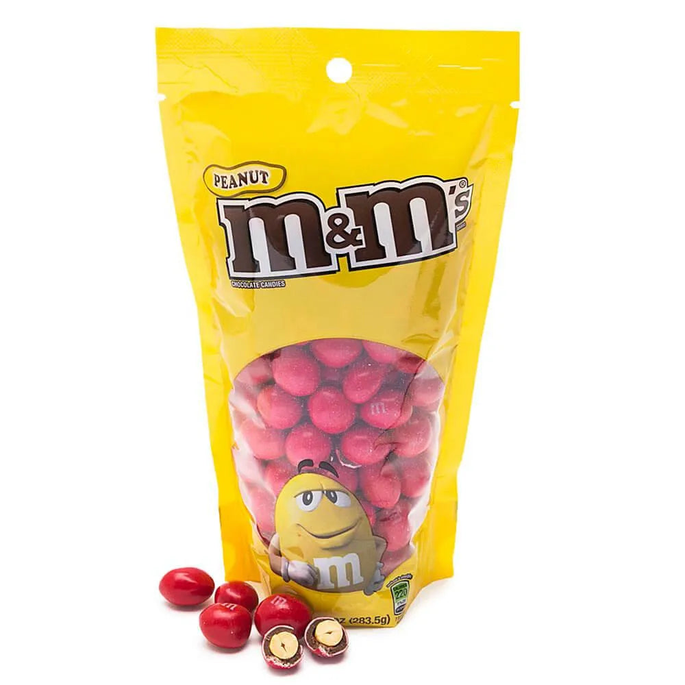 Peanut M&M's Milk Chocolate Candy - Red: 10-Ounce Bag