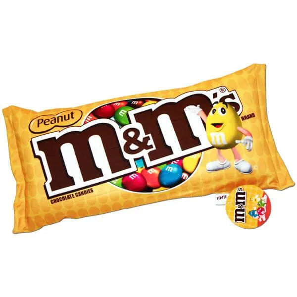 Peanut M&M's Squishy Candy Pillow