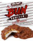 Pearson's Bun Bars - Vanilla & Roasted Peanuts: 24-Piece Box