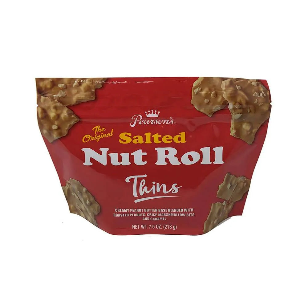 Pearson's Salted Nut Roll Thins: 7.5-Ounce Bag