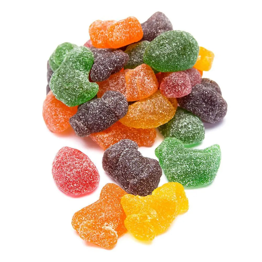 Pectin Sour Chicks & Bunnies Candy: 2LB Bag