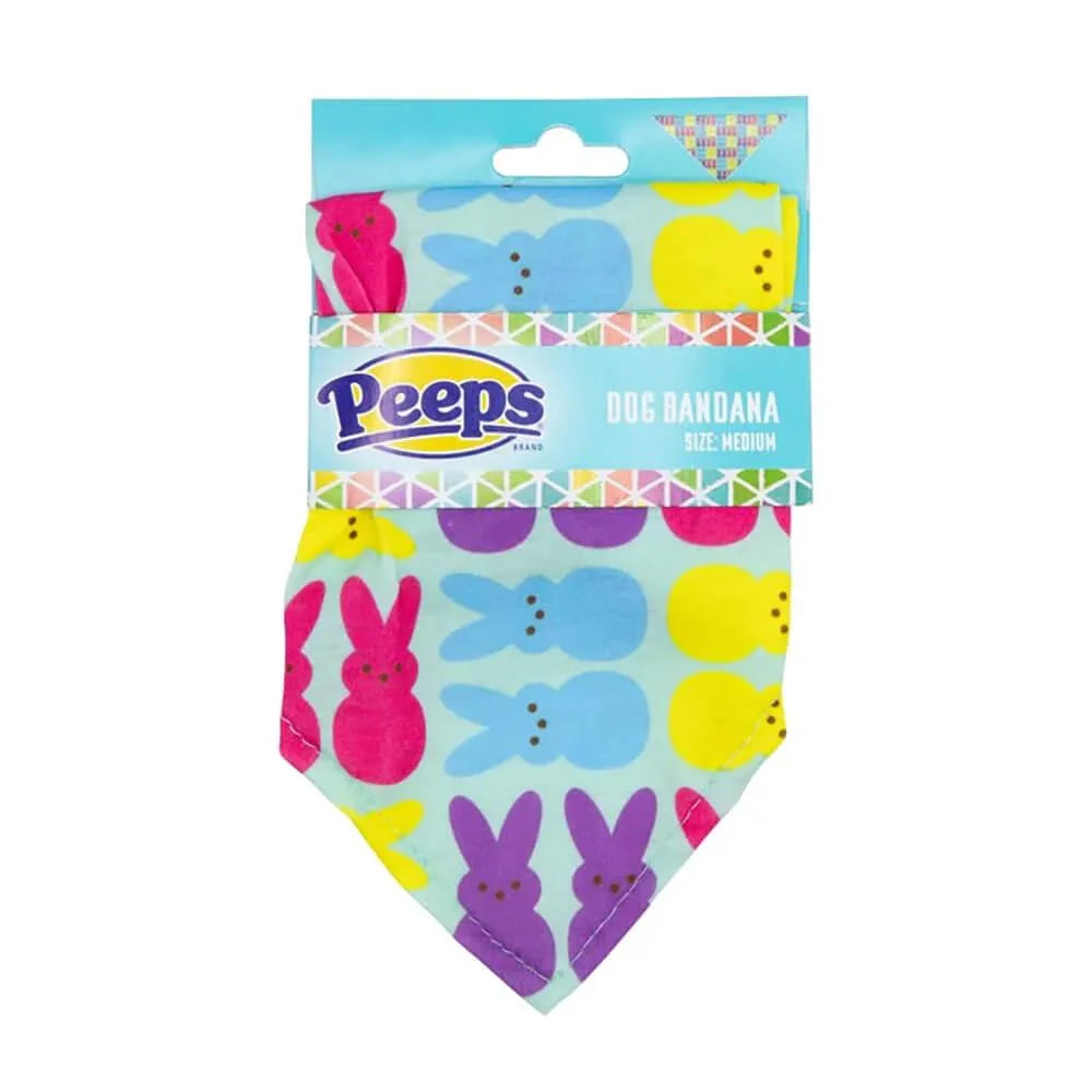 Peeps Bunny Rainbow Print Bandanna: X-Small/Small