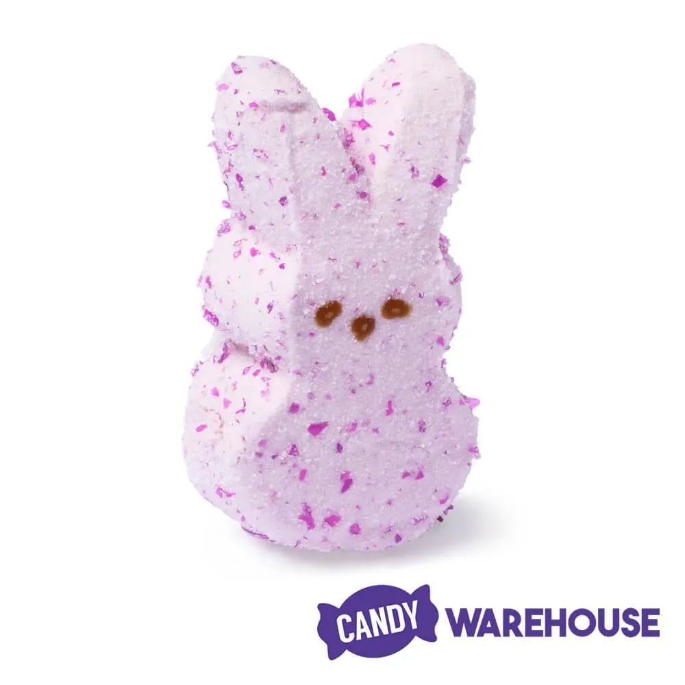 Peeps Marshmallow Candy Bunnies - Sparkly Wildberry: 8-Piece Pack