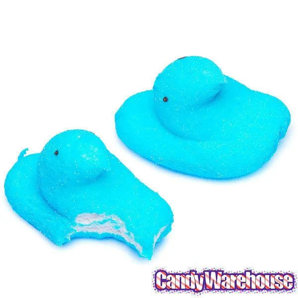 Peeps Marshmallow Chicks Candy - Blue: 24-Piece Case