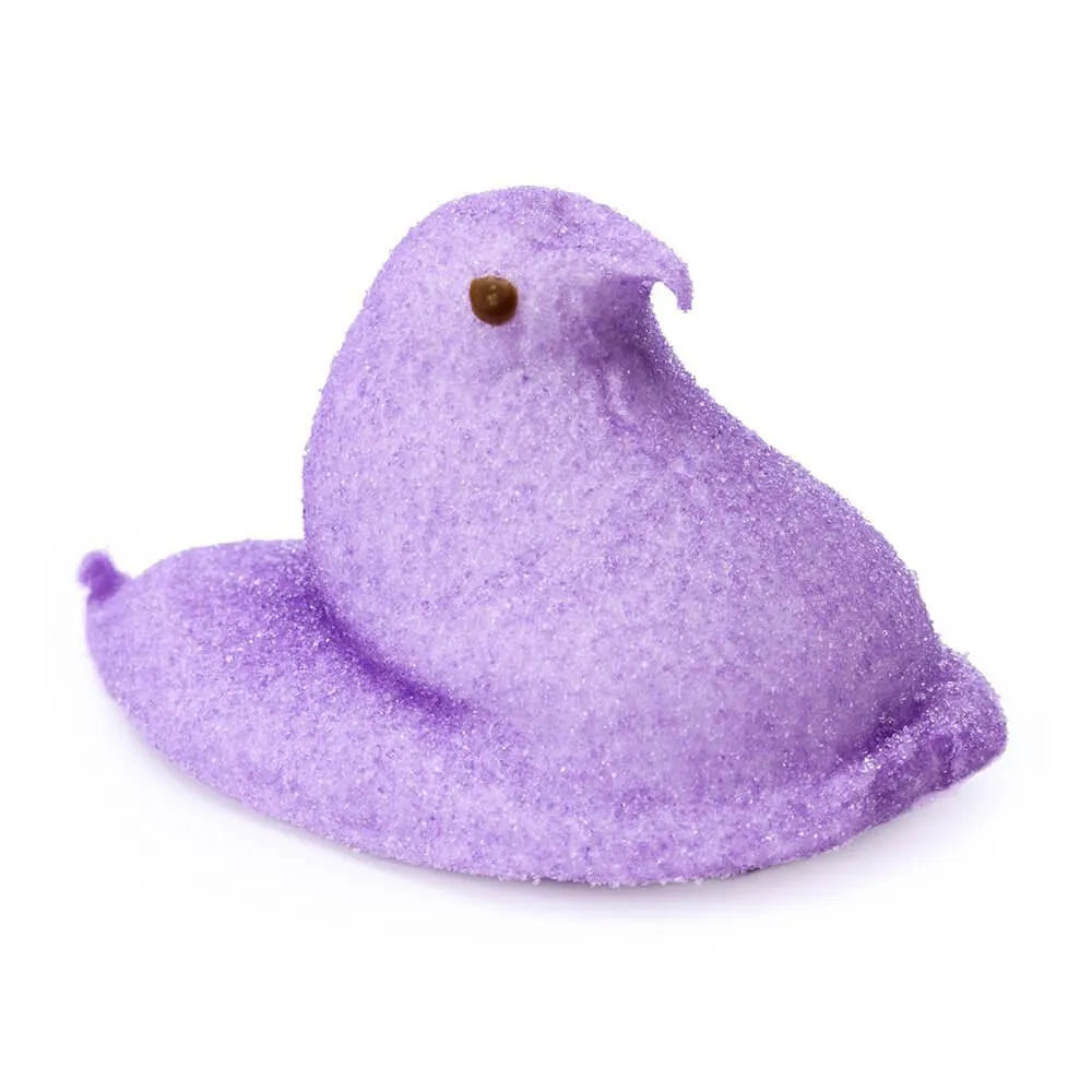 Peeps Marshmallow Chicks Candy - Lavender: 24-Piece Case