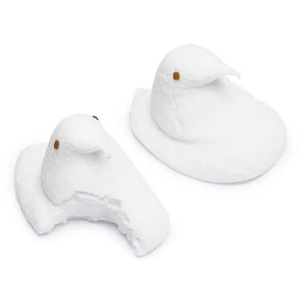 Peeps Marshmallow Chicks Candy - White: 10-Piece Pack