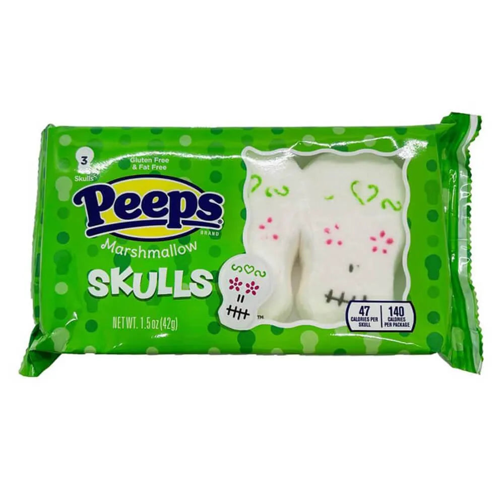 Peeps Marshmallow Skulls: 3-Piece Pack