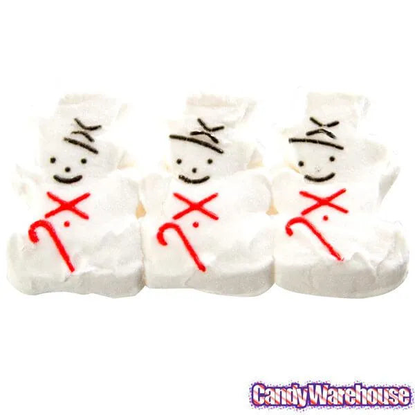 Peeps Marshmallow Snowmen Candy: 24-Piece Case