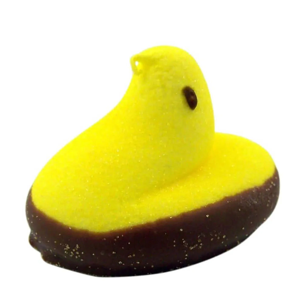 Peeps Milk Chocolate Dipped Marshmallow Chicks: 3-Piece Pack