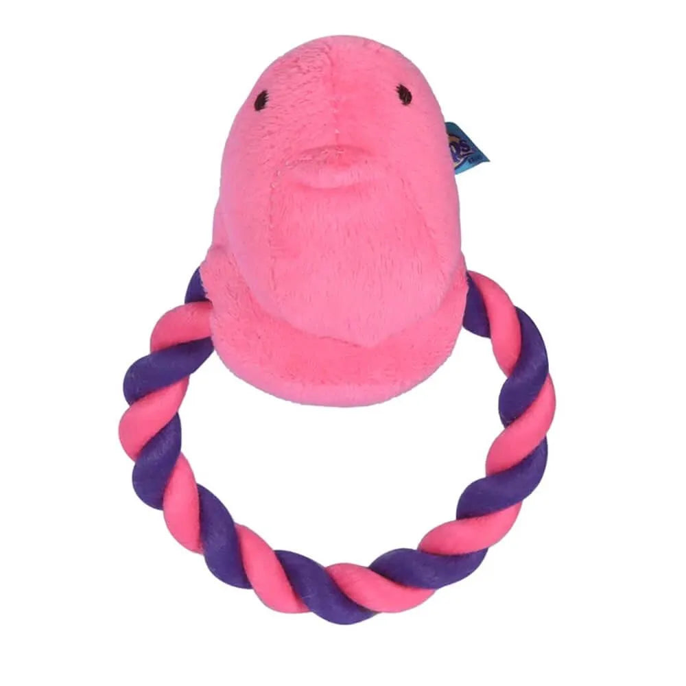 Peeps Pink Chick Rope Pull Toy