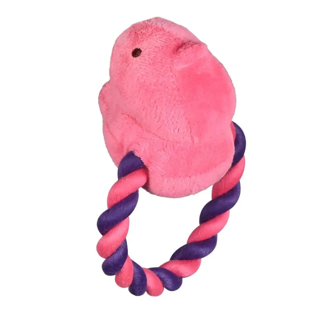 Peeps Pink Chick Rope Pull Toy