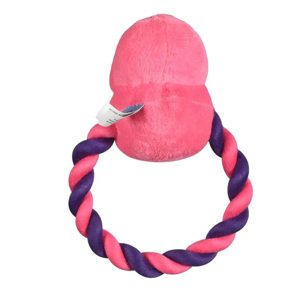 Peeps Pink Chick Rope Pull Toy