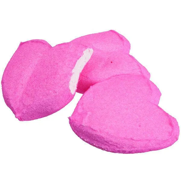 Peeps Pink Marshmallow Hearts Candy Packs: 24-Piece Case