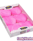 Peeps Pink Marshmallow Hearts Candy Packs: 24-Piece Case