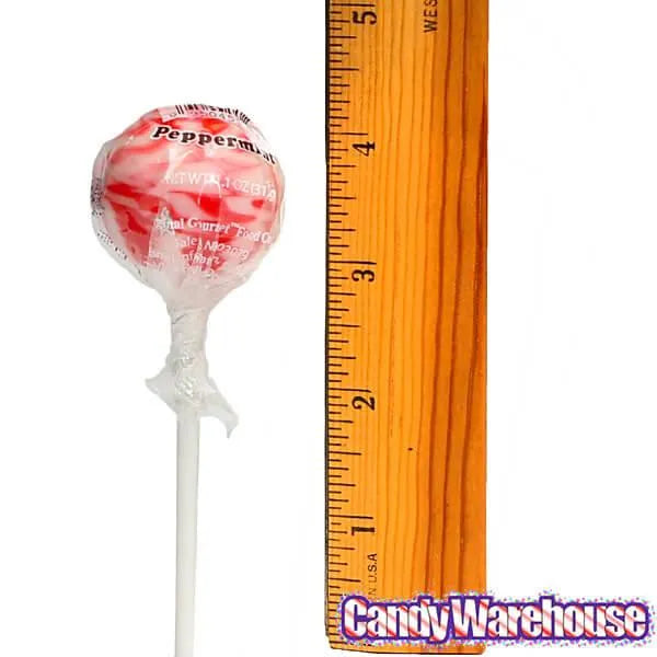 Peppermint Bark, Candy Cane, and Sugar Cookie Christmas Ball Lollipops: 48-Piece Display