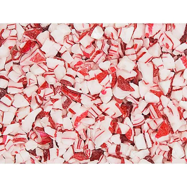 Peppermint Crumble Crushed Hard Candy - Red and White: 2LB Bag