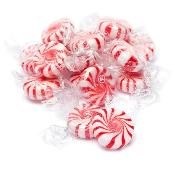 Peppermint Pinwheel Mints Candy: 5LB Bag