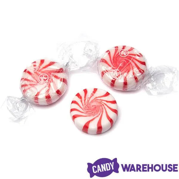 Peppermint Pinwheel Mints Candy: 5LB Bag