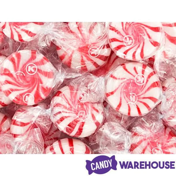 Peppermint Pinwheel Mints Candy: 5LB Bag