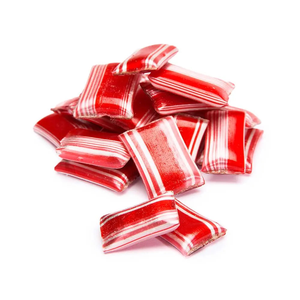 Peppermint Snaps Hard Candy with Chocolate Filling: 5-Ounce Bag